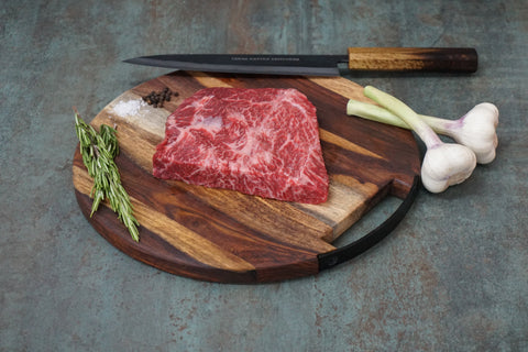 Wagyu Flat Iron Steak BMS 8+