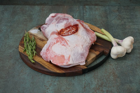 Lamschouder zonder schenkel